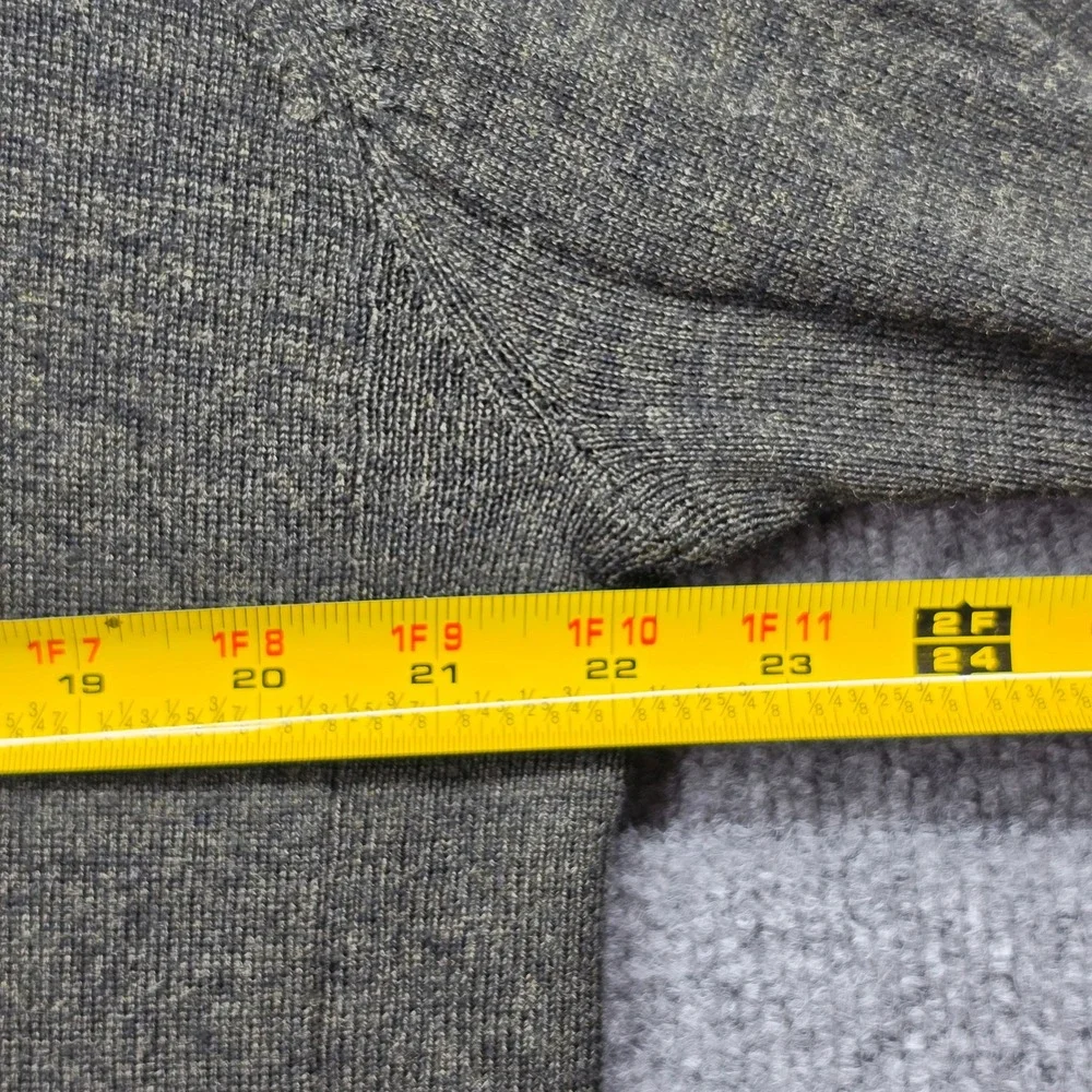 Rodd & Gunn Mens V-Neck Sweater Olive Green 100% Extrafine Merino‎ Wool Large L